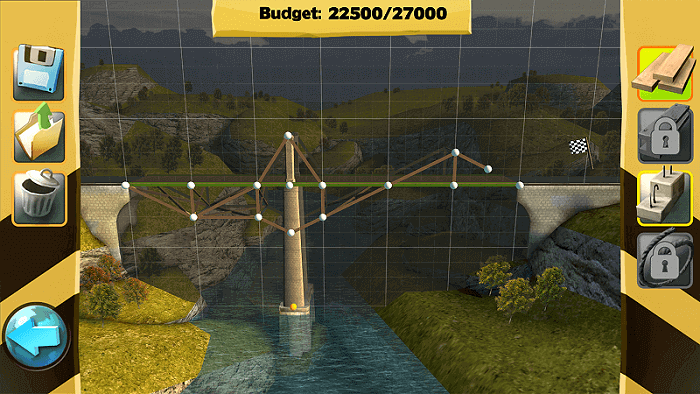 Bridge Constructor - Recenzja gry na Android.
