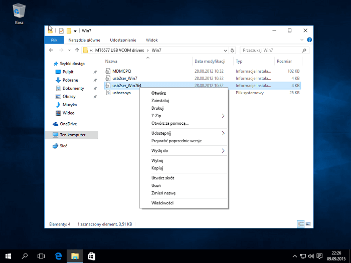 Niepodpisane sterowniki Windows 10 - odblokowanie.