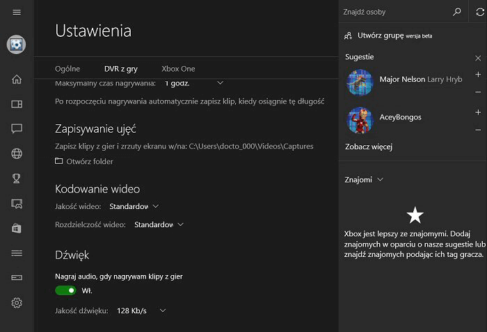 Nagrywamy klipy Xbox na Windows 10