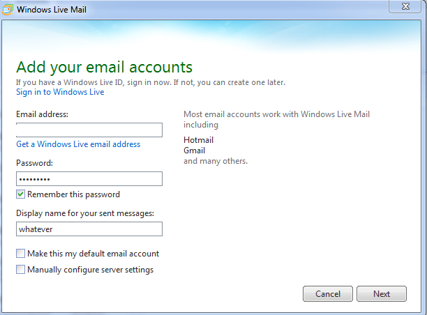 Test Windows Live Mail. Ranking programów poczty eMail.