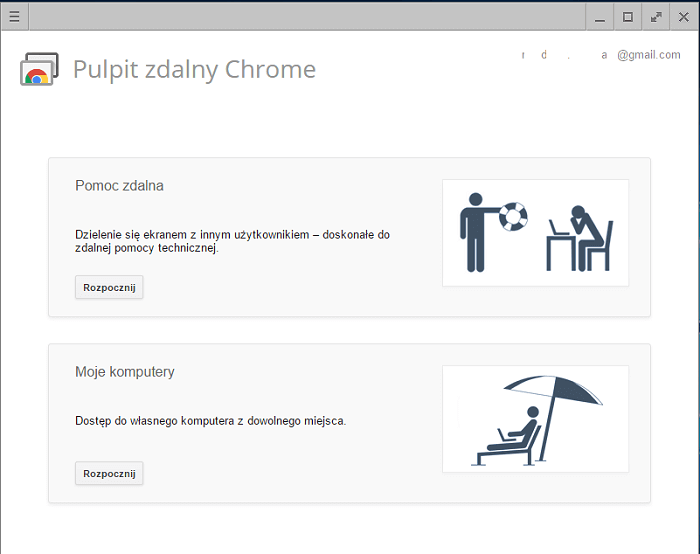Pulpit zdalny Chrome - zdalne sterowanie komputerem