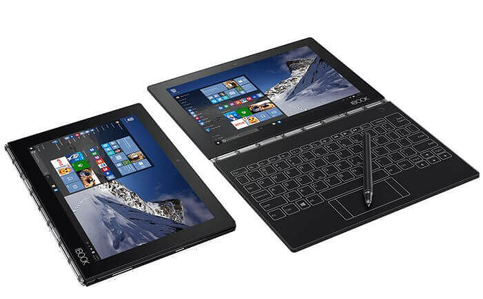 Recenzja tabletu Lenovo Yoga Book z klawiaturą haptyczną.