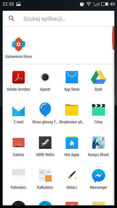 Recenzja "Nova Launcher". Zobacz jak odświeżyć Androida.