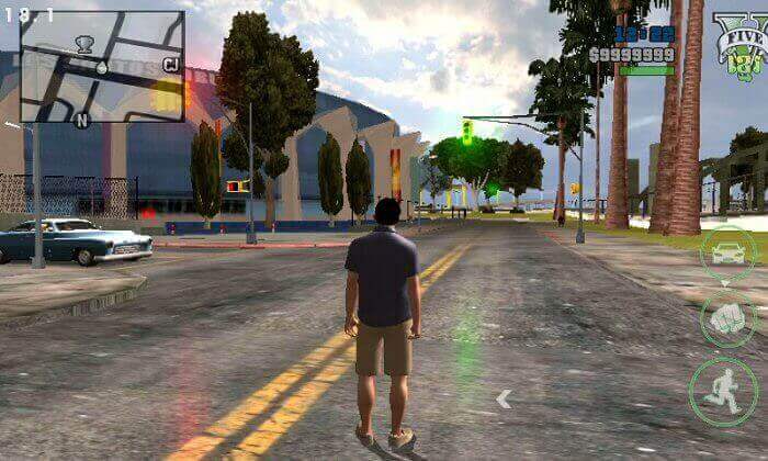 Grand Theft Auto San Andreas – test wersji Android.